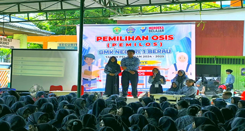 Kampanye Paslon Presiden dan Wakil Presiden Siswa SMKN 1 Berau
