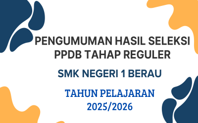 Pengumuman Hasil Seleksi SPBM Jalur Reguler Tahun Pelajaran 2025/2026